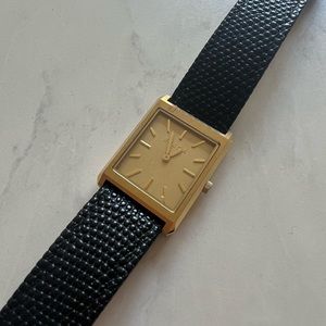 Breda watch in black and gold